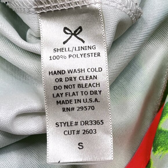 Everly Boho Pattern Pull-Over Bright Green Orange Shift Midi Dress Size S - NWOT - Picture 6 of 6